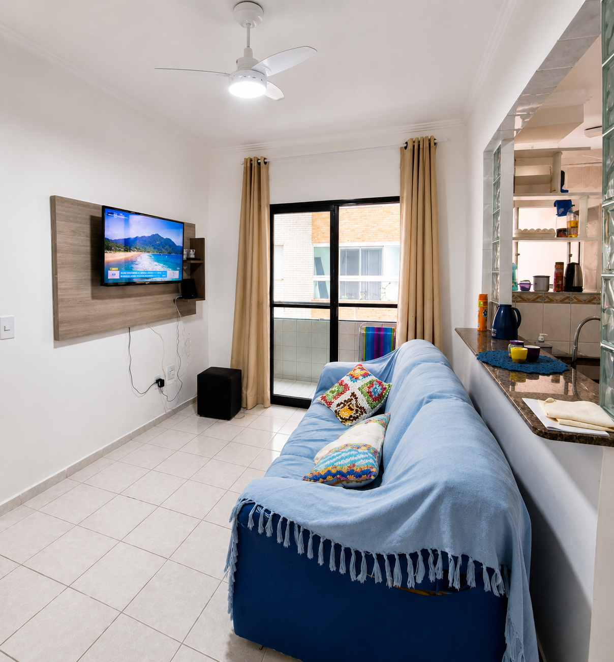 Apartamento para temporada na Ocian – Praia Grande