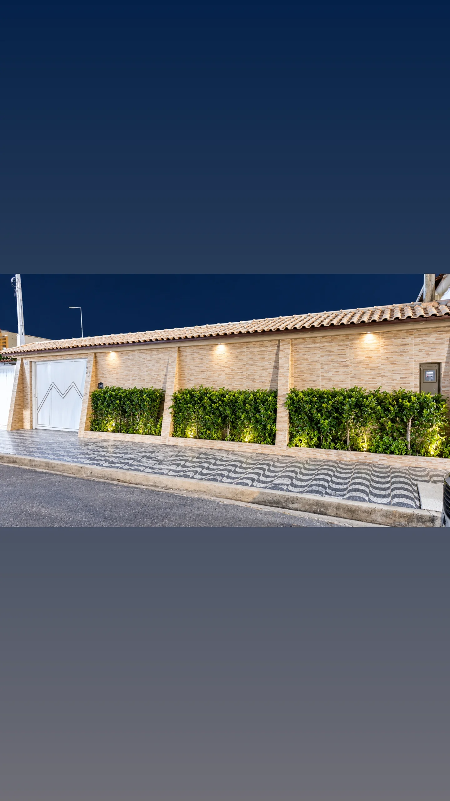 Casa com piscina para temporada em Praia Grande